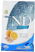 Farmina N&D Ocean Herring & Orange Cat Food | Premium Dry Food | Rich Source of Omega Fatty acids, Low Glycemic | Complete & Balanced Nutrition | for Adult Cats | 5kg