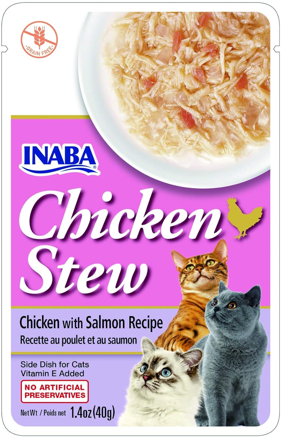Inaba Chicken Salmon Recipe 40g Per Pc