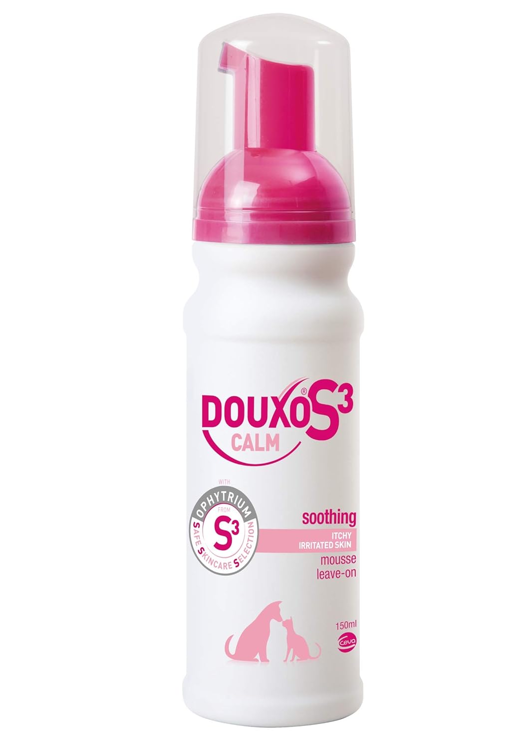 Douxo S3 Calm Itch Relief Dog And Cat Leave On Mousse Hypoallergenic Fragrance For Itchy Or Irritated Skin Veterinary Recommended And Clinically Proven Safe Skincare Selection 150ml D98010j