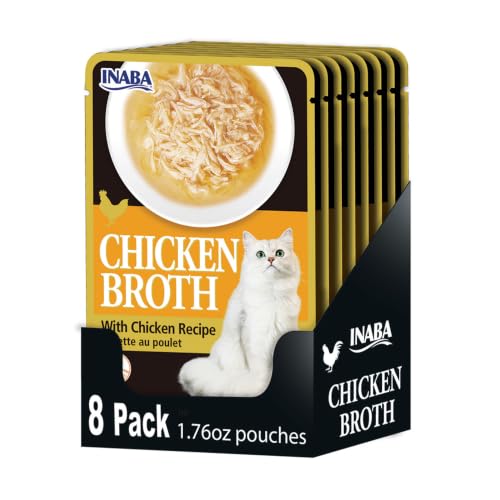 INABA Chicken Broth Cat Food 300ml (Pack of 6)