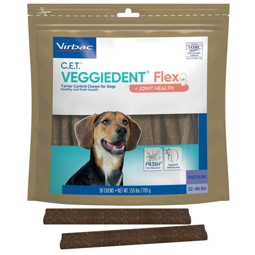C E T Veggiedent Flex Tartar Control Chews For Dogs Medium