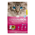Odourlock Baby Powder Scented Ultra Premium Cat Litter Blocks Ammonia Dust Free Extra Hard Clumping 40 Day Odor Control Quick Absorption No Tracking Multi Cat Friendly Made In Canada 12kg