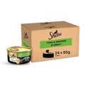Sheba Deluxe Premium Adult (1+ Years) Wet Cat Food, Tuna & Snapper in Gravy, 85 g Can (Pack of 24), High-Moisture Gravy cat Food for Healthy Hydration