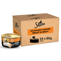 Sheba Deluxe Premium Adult 1 Years Wet Cat Food Succulent Chicken Breast In Gravy 85 G Can Pack Of 24 High Moisture Gravy Cat Food For Healthy Hydration