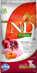 Farmina N D Pumpkin Puppy Mini Dog Food Chicken Pumpkin Pomegranate Rich In Anti Oxidants Complete Food For Puppies 7kg No Artificial Preservatives