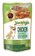 Jerhigh Wet Dog Food Human Grade High Protein Chicken Gravy Chicken Vegetable Pack Of 72 With Free Gnawlers Calcium Bone 1pc 22g Sold By Dogsncats All Life Stages