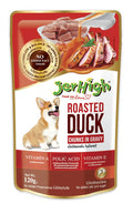 Jerhigh Wet Dog Food Human Grade High Protein Chicken Gravy Roasted Duck Pack Of 48 All Life Stages