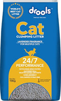Drools Cat Litter for Multiple Breeds 10kg | Lavender Fragrance | Pet & People Friendly | Long Lasting | Super Absorbent