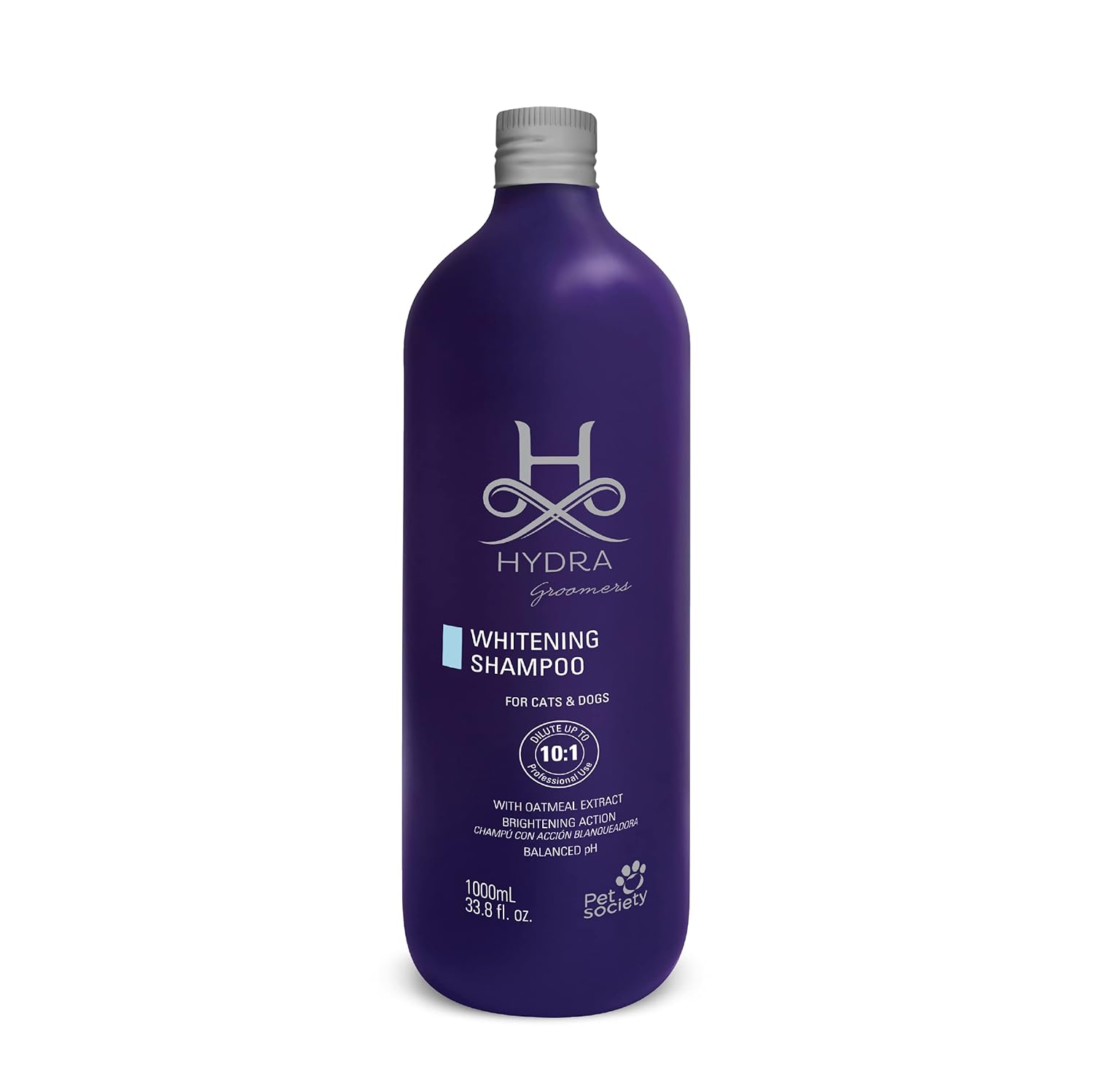 Hydra Groomer S Whitening Shampoo 1 Litre For Cats And Dogs Contains An Optical Brightener That Reduces The Yellowing Of The Coat Oatmeal Extract Moisturizes And Softens The Coat Ml