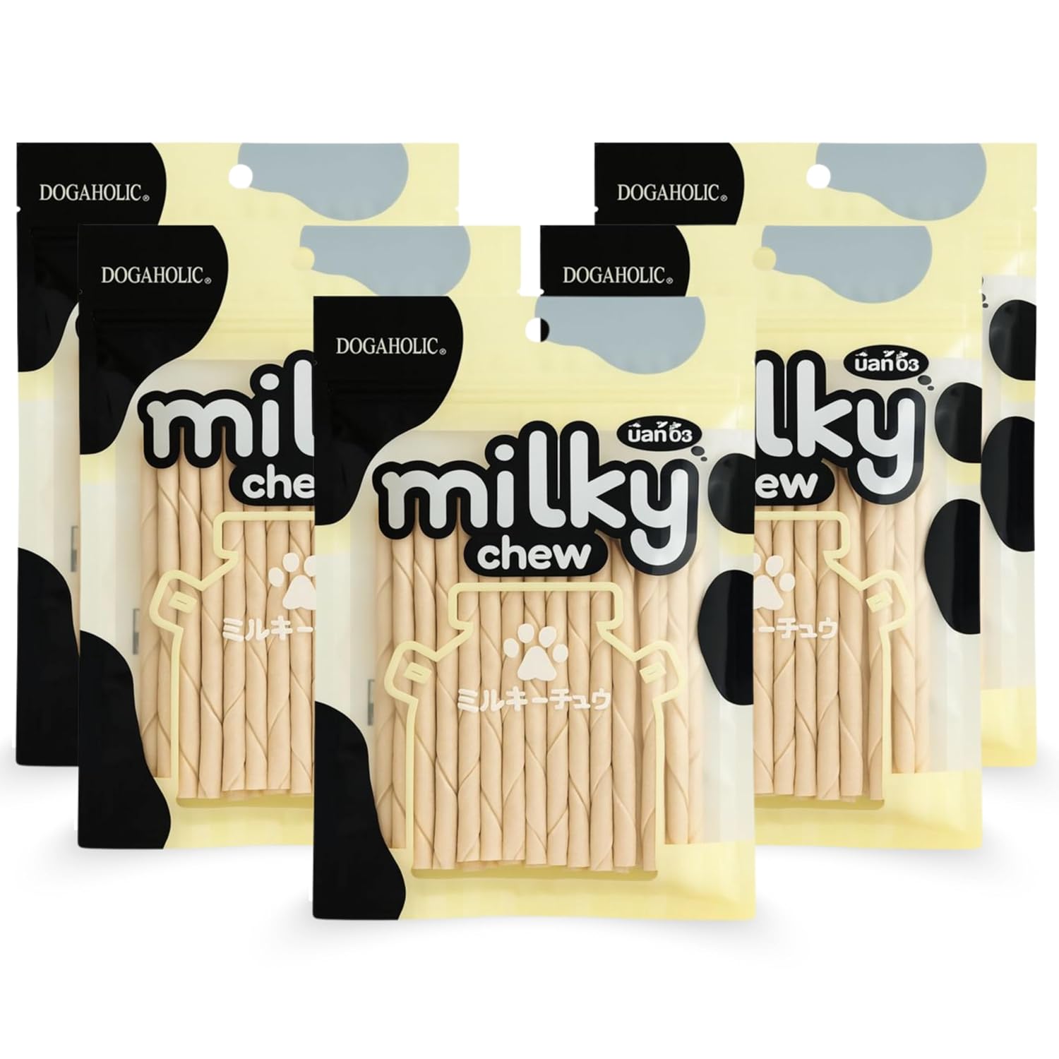 Dogaholic Milky Chew Stick 30 In 1 Pack Of 3 Dog Treat Healthy Highly Digestible Treat Suitable For All Breeds Sizes Sold By Foodie Puppies With Free Key Ring