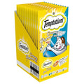 Temptations Creamy Purrrrr-ée Lickable Cat Treats, Chicken & Tuna Flavour, 48 G, (Pack of 12), Made with Real Fish, Goodness of Protein, Vitamins & Minerals, All Life Stages
