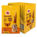 Pedigree Ranchos Spiral Wrap 1 Years Dog Treats Chicken Smokey Lamb Flavour 60 G Pack Of 12 Rich In Protein Low In Fat With No Added Sugar