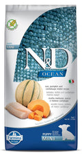 Farmina N D Ocean Puppy Mini Dog Food Cod Pumpkin Cantaloupe Melon Supports Healthy Growth Brain Development Complete Food For Puppies 7kg