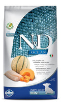 Farmina N D Ocean Puppy Mini Dog Food Cod Pumpkin Cantaloupe Melon Supports Healthy Growth Brain Development Complete Food For Puppies 2 5kg