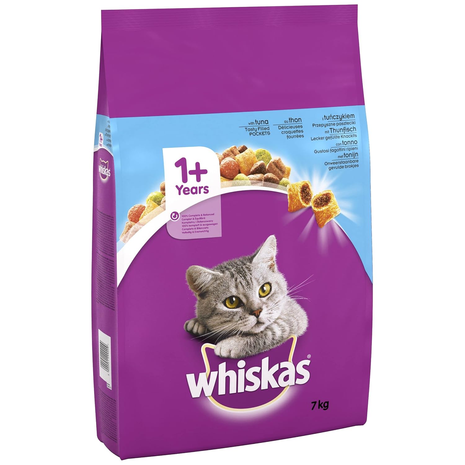 Whiskas Adult 1 Tuna Food 7kg 1 Pack Adult Cat Food Various Packaging Available