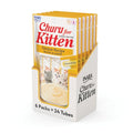 INABA Churu for Kittens, Grain-Free Creamy, Purée Lickable Cat Treats with DHA, EPA, Vitamin E & Taurine, 0.5 Ounces Each, 24 Tubes (4 per Pack), Chicken Recipe