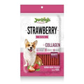 Jerhigh Dog Treats Human Grade High Protein Chicken Free From By Products Gluten With Collagen Strawberry Stix 100gm 3 X 100g Sold By Dogncats Sold By Dogsncats
