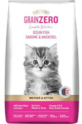 Grain Zero Kitten Dry Cat Food 7kg | Ocean Fish, Sardine & Mackerel | DHA for Brain Development, 48% Fresh Fish Inclusion | Promotes Healthy Skin & Coat | for Kitten & Mother