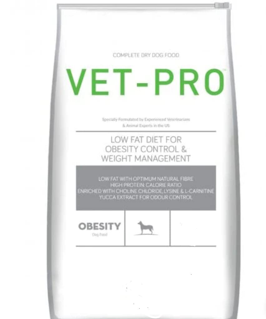 Vet Pro Obesity Pellet Adult Dog Food Chicken Flavour 3kg
