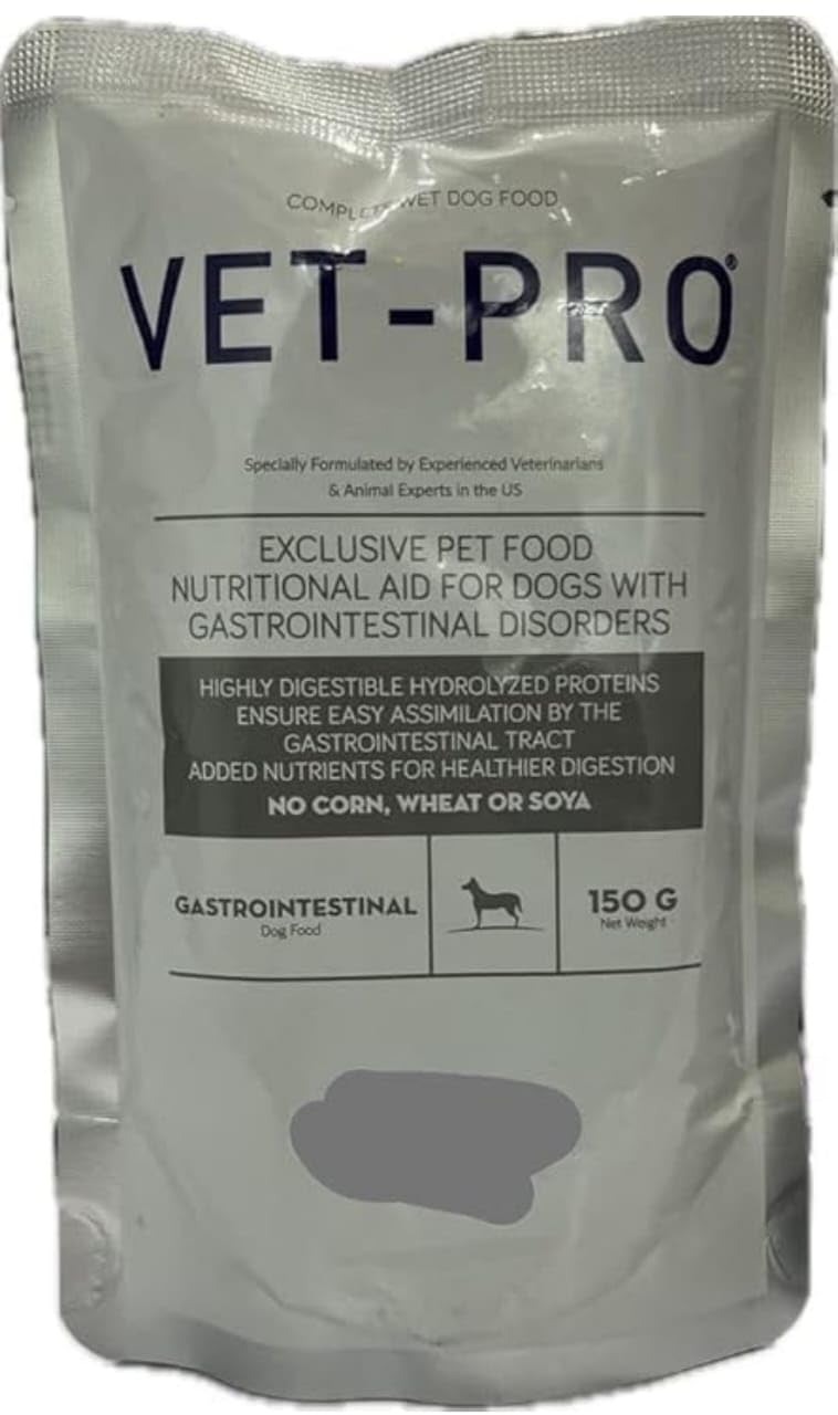 Wet Food For Sensitive Stomach And Gastroentritis Dog Patient 150gms X 15 Packets All Life Stages
