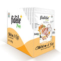 Fidele Fresh Chicken Egg Wet Dog Food Chicken Gravy With Vegetables 100g Pouch Pack Of 12 High Protein Skin Digestion Support