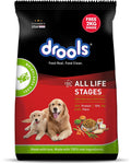 Drools Dry Dog Food All Life Stages 10kg 100 Vegetarian Flavour Supports Digestive Health Strong Bones Teeth Boosts Immunity Healthy Skin Shiny Coat