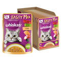 Whiskas Tasty Mix Adult 1 Year Wet Cat Food Seafood Cocktail Wakame Seaweed In Gravy 70 G Pack Of 14 Made With Real Fish Complete Balanced Nutrition For Adult Cat