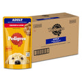 Pedigree Adult Wet Dog Food Chicken Liver Chunks In Gravy 130 G Pack Of 120 Complete Balanced Meal For Adult Dogs