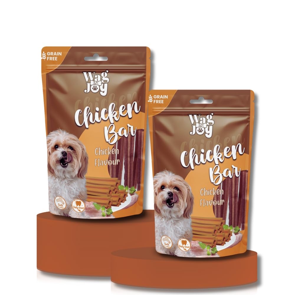 Chicken Bar Treats For Dogs Non Veg Grain Free Soft Daily Treats For Healthy Teeth 150 Gm