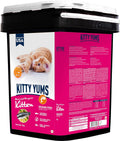 Kitty Yums Kitten Dry Cat Food Ocean Fish Inside Container 7kg Pack