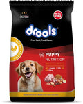 Drools Puppy Dry Dog Food 20kg | Chicken & Egg Flavour | Supports Healthy Growth | Omega 3 & 6 | Easy Digestion | DHA for Brain Development