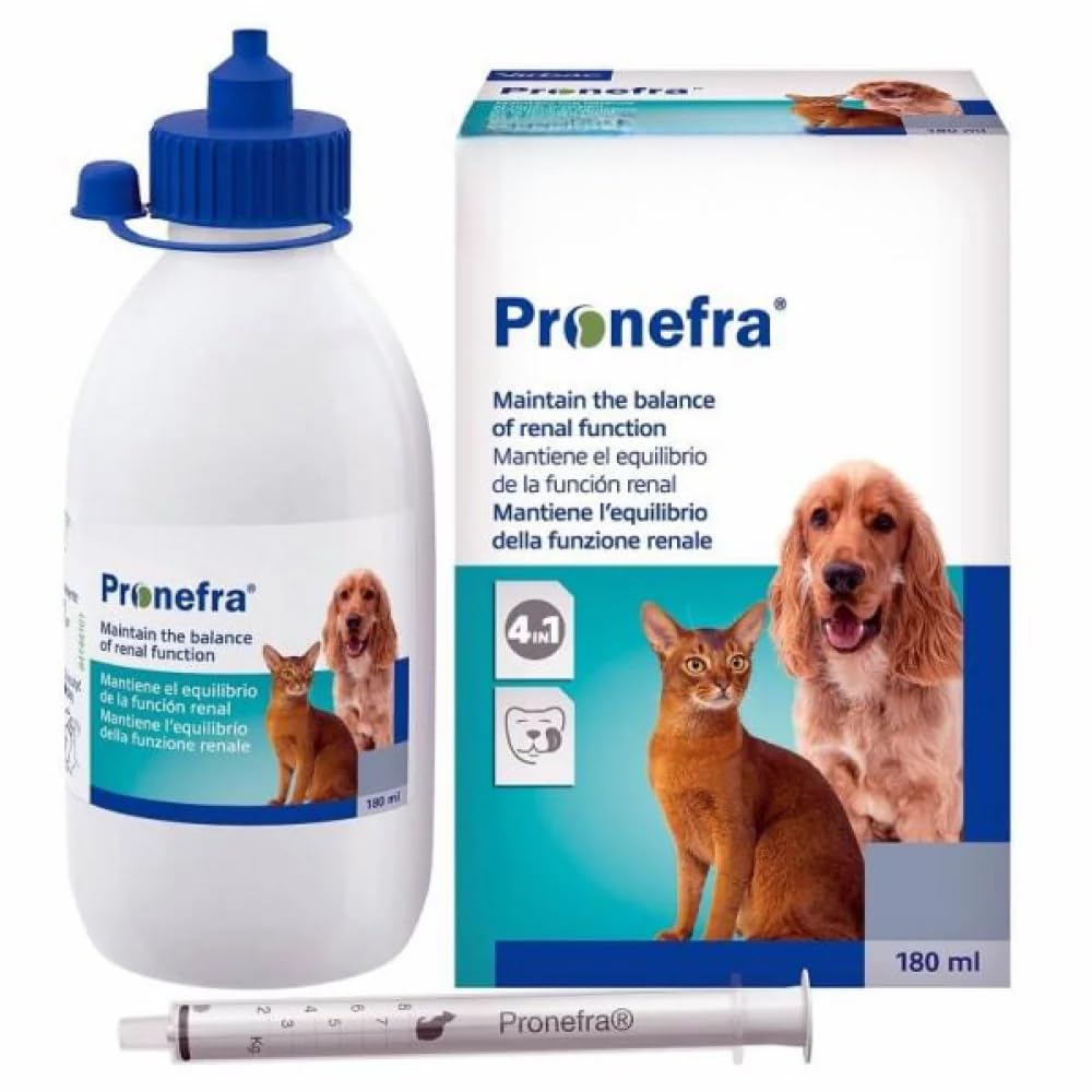 Pronefra Palatable Oral Suspension Syrup Feed Supplement For Dogs Cats 180ml