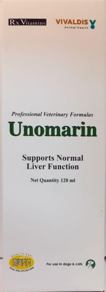 Unomarin Syrup Supports Normal Liver Function For Dogs Cats 120ml