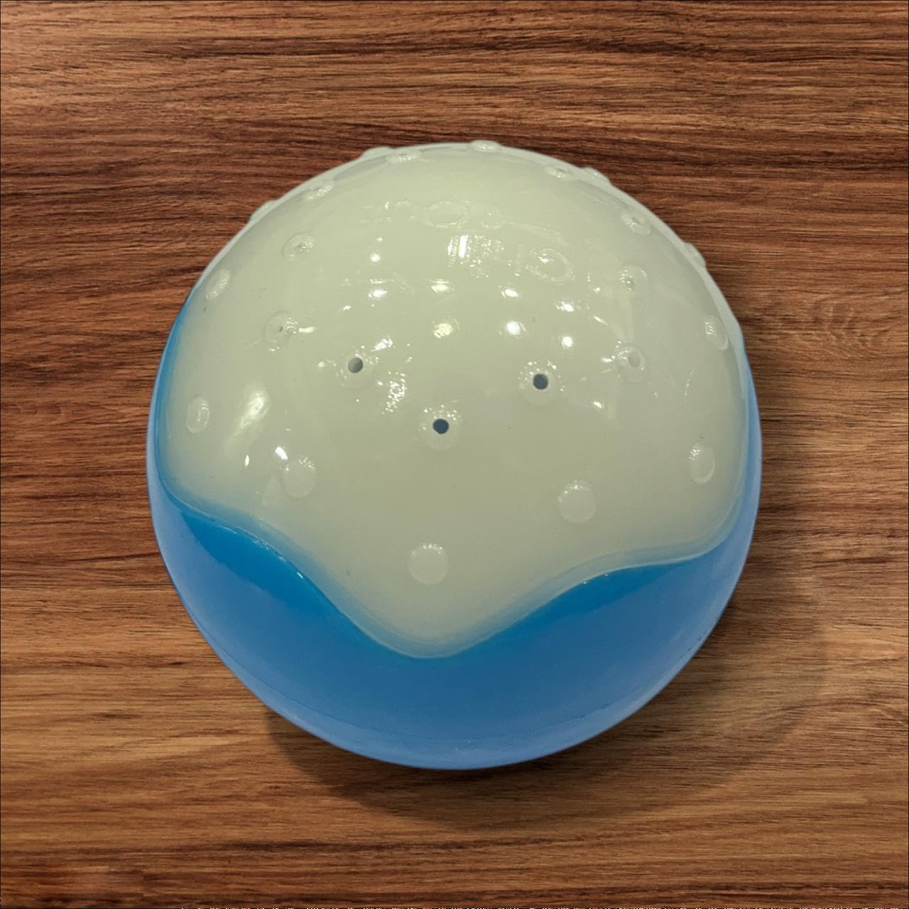Ice Ball Cool Gel Dog Toy Super Durable Interactive Frozen Blue White Cooling Teether Ice Ball Chilled Toy For Dogs And Puppies Medium And Large Breed