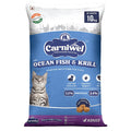 Carniwel Ocean Fish Antarctic Krill Adult Dry Cat Food 10 Kg Fresh Natural Ingredients Highly Palatable Supports Healthy Skin Glossy Coat Premium Nutrition For Cats