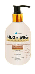 Hug N Wag Luxury Shampoo Coat Enhancer For Dogs Prunus Amygdalus Dulcis Oil Calendula Flower Extract Detangling Formula 30 More Baths 350ml