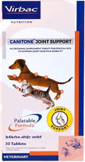Canitone Joint Support 30 Tablets For Dogs And Cats With Glove