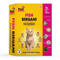 Plushpaws Fish Biryani Cat Food 300gm Pack Of 1 High Protein With Added Collagen Supports Skin Coat Joints Human Grade Natural Ingredients For Adult Cats Kittens Preservative Free