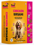Plushpaws Chicken Biryani Wet Dog Food 300 Gm Human Grade Ingredients High Protein Natural Preservative Free Suitable For Puppies Adult Dogs Pack Of 3