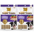 Calcium Super Treats Sticks 100 Vegetarian Dog Food With Blueberry Strawberry Peanuts Strong Bones And Joint With Omega 3 125 Gms Pack Of 2