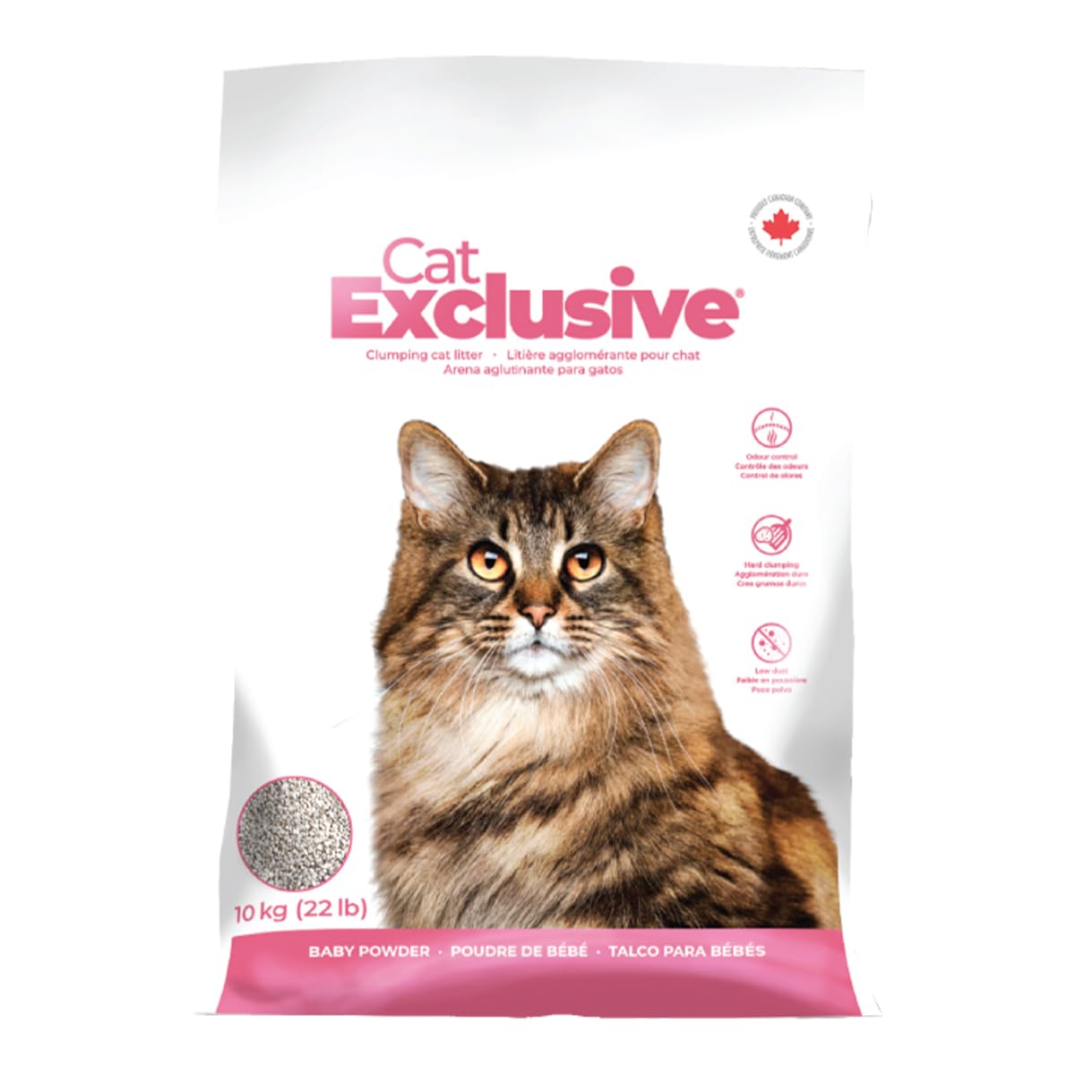 Cat Exclusive Premium Bentonite Cat Litter 10kg 99 Dust Free Instant Hard Clumping 48 Hour Odor Control Baby Powder Scent