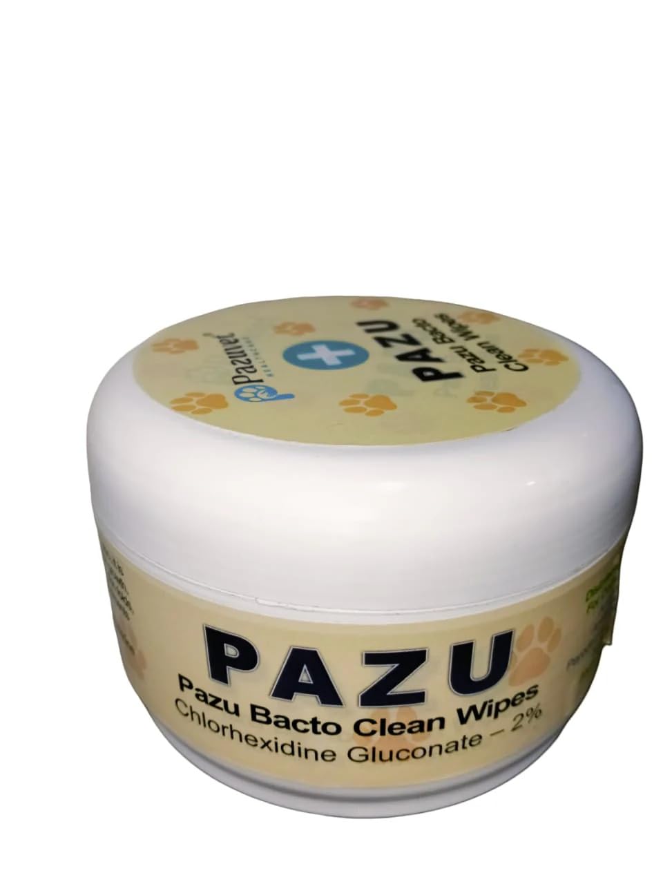 Pazu Bacto Clean Wipes Chlorhexidine Gluconate 2 Antiseptic Anti Bacterial Pack Of 30 Wipes For Dogs And Cats