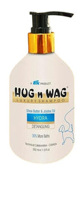 Hug N Wag Luxury Dog Shampoo Collagen Biotin Formula Detangling 350ml Hydra Shea Butter And Jajoba Oil 350ml