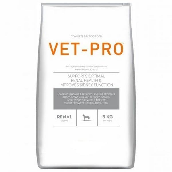 Vet Pro Renal Dry Dog Food Kidney Health Support 3 Kg