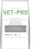 Vet Pro Low Fat Dry Dog Food For Obesity Control And Weight Management 3kg