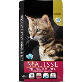 Matsse Adult Cat Food Chicken And Rice Formula 1 5 Kg