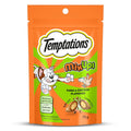 Temptations Mixups Cat Treats Tuna Chicken Flavours 75g Two Irresistible Flavours In One Pack Crunchy Outside Soft Inside Goodness Of Protein Vitamins Minerals Resealable Pouch