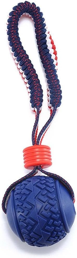 Dog Ball With Rope Toy For Medium And Small Tough Rope Toy Non Toxic And Durable Pet Balls Toys Color May Vary