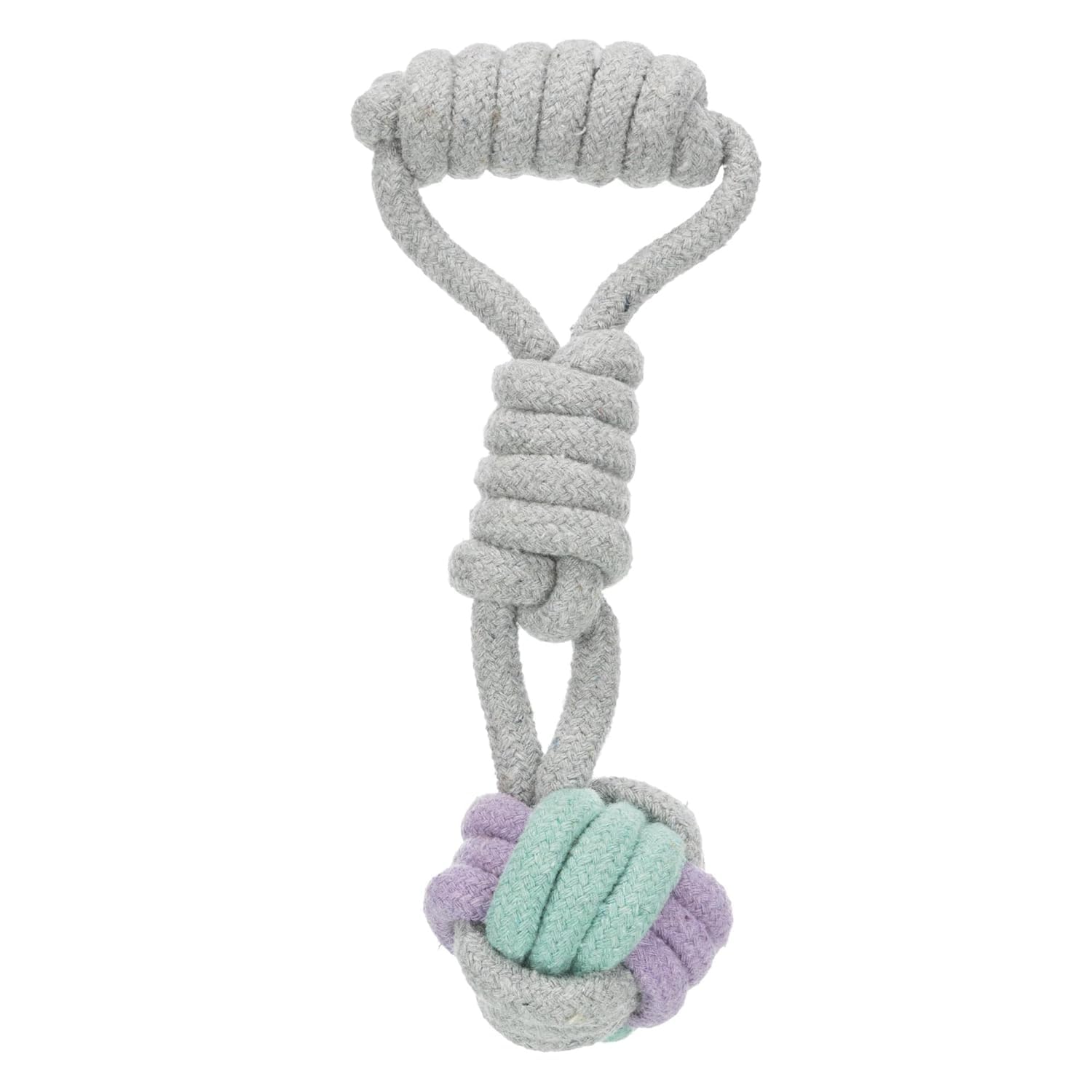 Unior Rope Ball For Pets Non Toxic Tug Toys For Puppies And Adult Dogs Made Of Cotton Helps Massage Your Dogs Gums And Promotes Dental Hygiene 6 Cm 23 Cm
