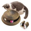Magic Organ Cat Flexible Cat Scratching Board Cat Toy With Bell Grinding Claw Foldable Magnetic Corrugated Paper Circular Accordion Toy
